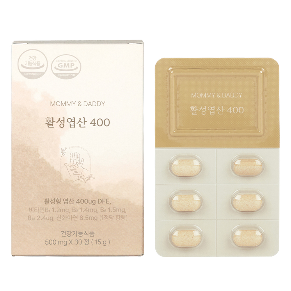 마미앤대디 활성<b>엽산</b> 400  30정  1개