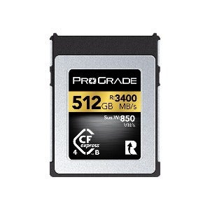 [ProGrade] CF EXPRESS™ 4.0 Type B 3400MB/s (GOLD) 512GB