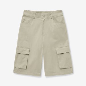 [티엔지티] Cotton Cargo Bermuda Pants (Beige) TNPA5E202I2