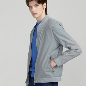[닥스 남성] [LF몰단독] 라이트그레이 썸머 블루종 점퍼 DMJU5B303G1