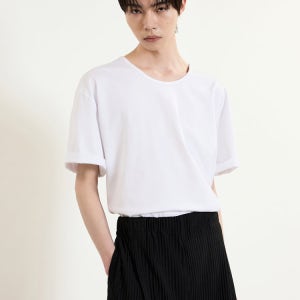 [티엔지티] Essential U-neck T-Shirts (White) TNTS5E207WT