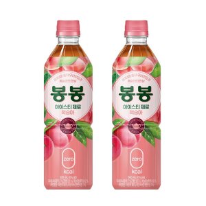 (본사직영) 봉봉 아이스티제로 복숭아 500PET 24개