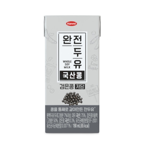 한미 완전두유 검은콩 저당 성분 분석