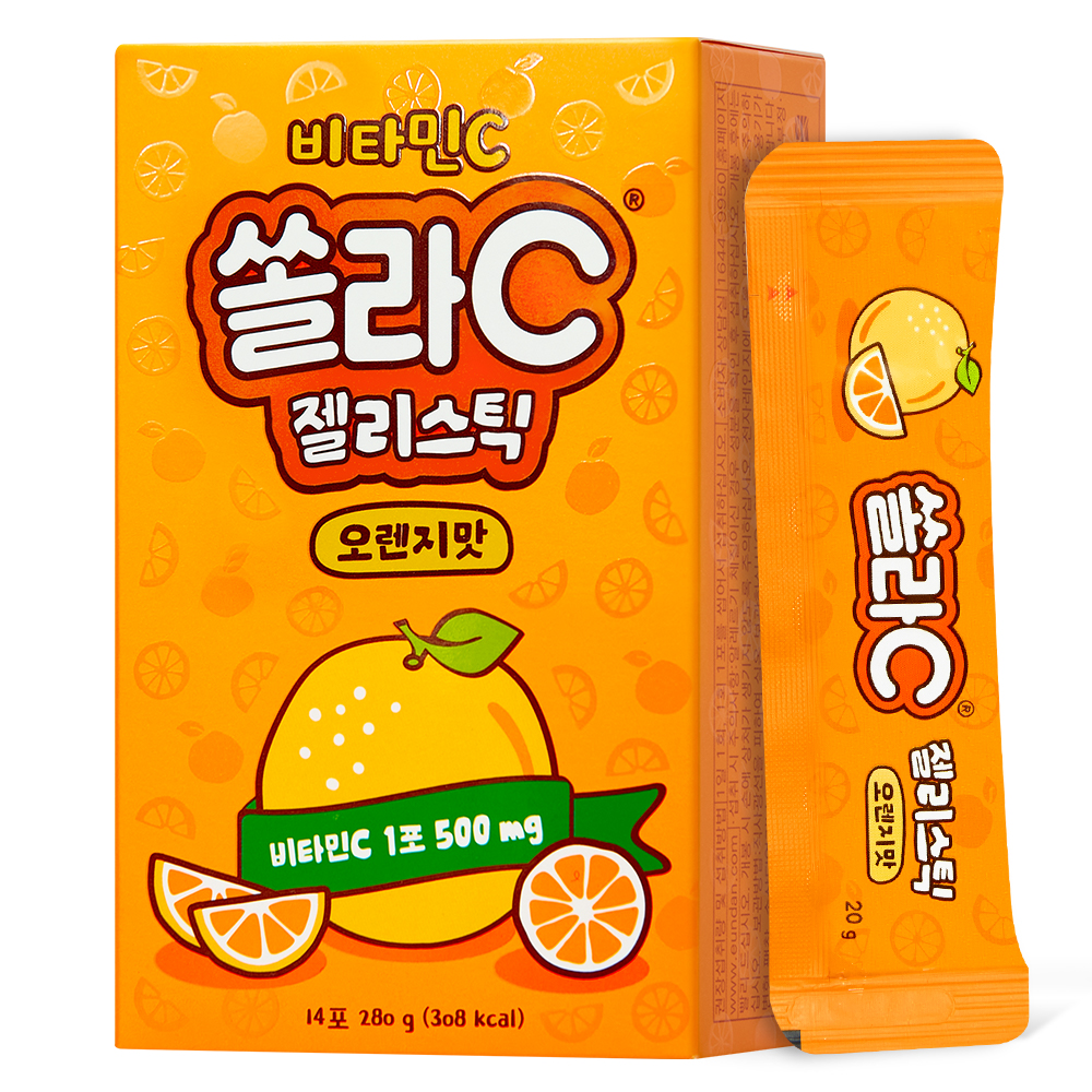 고려은단 쏠라C 젤리스틱 20g x 14포, 3개