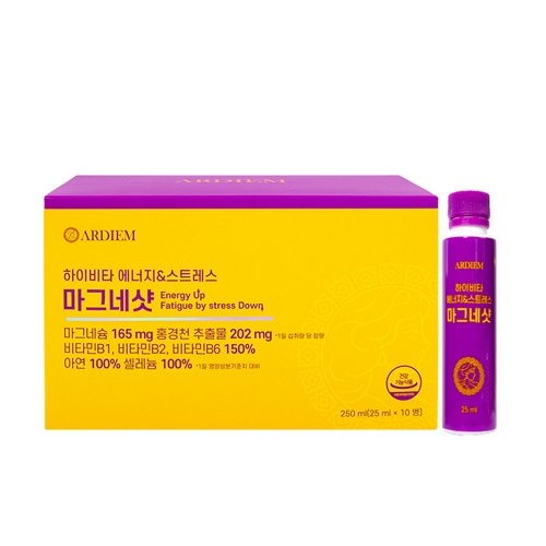 아르디엠 하이비타 에너지 스트레스 마그네샷 25ml X 10개입, 3개