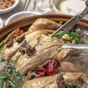 이게 진짜 보양식 대용량 능이 백숙 1.6kg