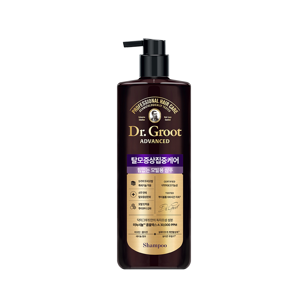 <b>닥터그루트</b> 탈모증상 집중케어 힘없는 모발용 샴푸 700ml, 2개