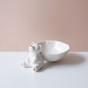 조은, 쉼 Ceramics  반달곰 종지 볼, 조은, 쉼 Ceramics