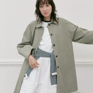 [드파운드] nylon trench coat - light khaki EP8JXX01087
