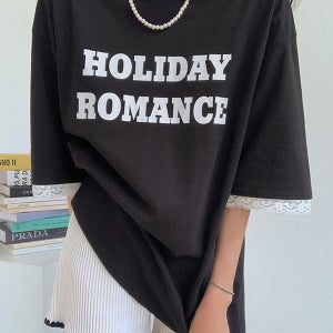 로맨스레이스반팔-t