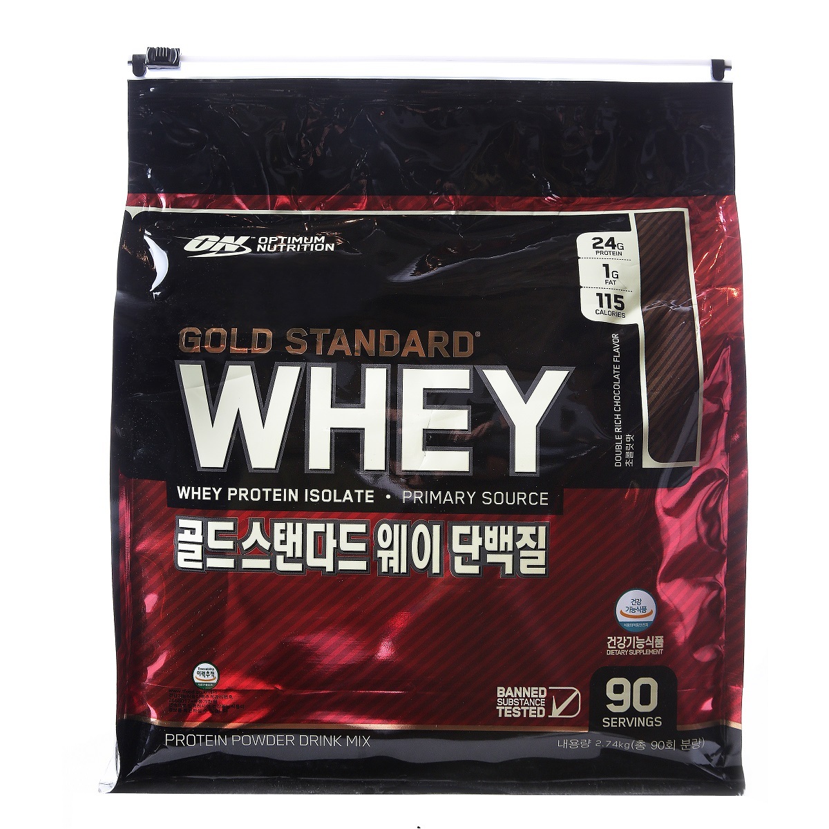 <b>옵티멈뉴트리션</b> 골드 스탠다드 웨이 단백질 초콜릿맛 , 2.74kg, 1개