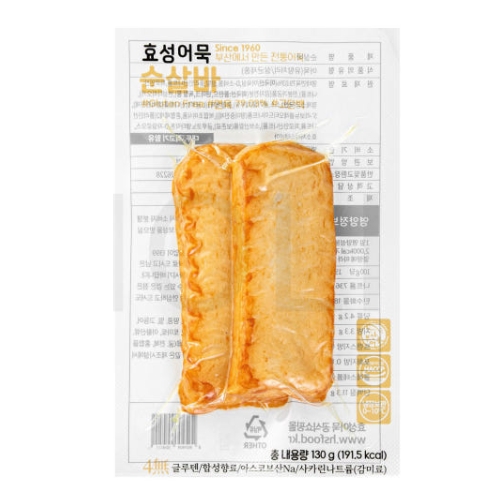 효성어묵 순살바 성분 분석