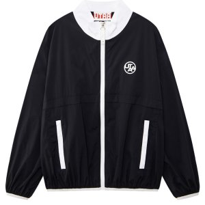 UTAA Mono Tape Compact Windbreaker Jumper : Womens Black (UE2JPF430BK)
