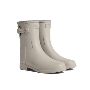 [헌터] [WOMEN] 리파인드 아일렛 버클 숏 레인부츠 - 스키밍스톤 WFS2299RMASNE WFS2299RMA