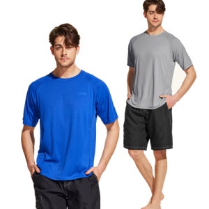[테슬라] [2PACK]쿨링 속건 경량 라운드 티셔츠 스윔웨어 겸용 5006868164