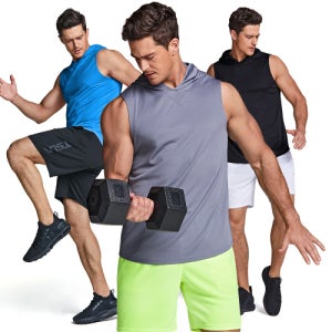 [테슬라] [3PACK]하이퍼드라이 쿨링 속건 메쉬 후드 민소매 나시티 5006868166