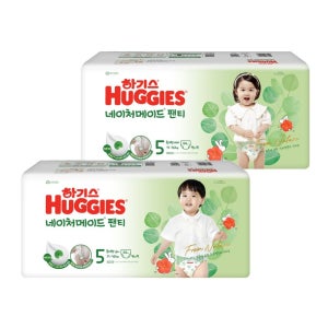 하기스 2024 하기스 네이처메이드 팬티 5단계 특대형 44매 4팩