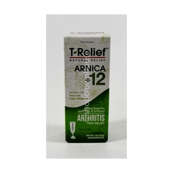 T-RELIEF Arnica +12 Natural Pain Reliever CREAM 2oz <b>MediNatura</b> ARTHRITIS 01/2025 797456  57g  1개