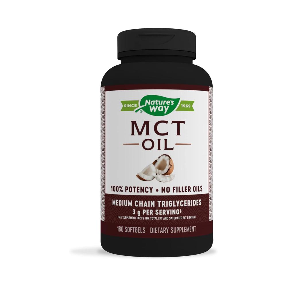 Natures Way 네이처스 웨이 코코넛 <b>MCT 오일</b> 180정  1개