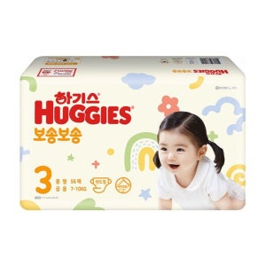 하기스 보송보송 밴드 3단계 중형 공용 56매 4팩