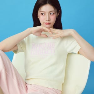 [마리떼 프랑소와 저버] W CLASSIC LOGO HALF KNIT ivory MFG45CKN102IVR