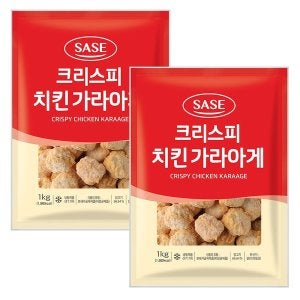 사세 사세 크리스피 치킨 가라아게 1kg 2봉