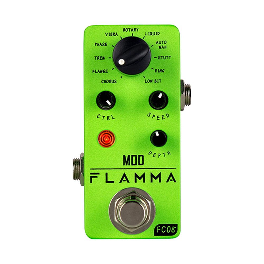 FLAMMA 플라마 FC05 MOD 전자기타 이펙터 페달 11종 클래식 모듈레이션 1개