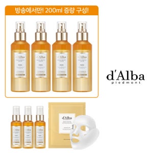 달바 (방송에서만 200ml 증량)화이트 트러플 프라임 인텐시브 세럼 150ml 4병+50ml 3병+리프팅 마스크팩 4장