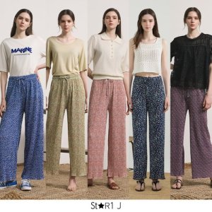 [스타일제이]25SS 플라워 플리츠 팬츠 5종