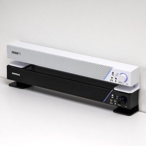 로이체 USB 2채널 컴퓨터 사운드바 스피커/게이밍/PC 블랙/화이트 RSB-3000