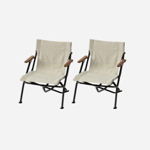 스노우피크 로우체어쇼트 IV 2P 세트 (LV-093IV) / 색상교차가능