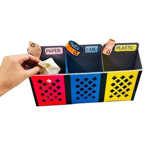 초등 환경교육 연계활동 재활용 분리수거함만들기 10개 취미생활 미술재료