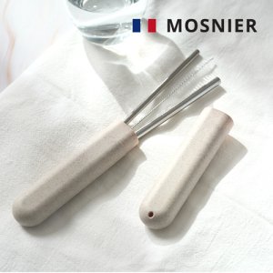 모스니에 휴대용 스텐빨대 2종 세트 판촉물 제작 전문~생활용품~생활잡화(기타)