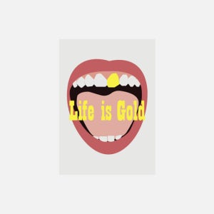 콩주편지 금니 포스터 A3