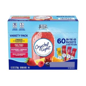 크리스탈라이트 버라이어티팩 분말 드링크믹스 60개입 (4가지맛)