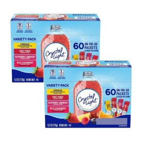 크리스탈라이트 버라이어티팩 분말 드링크믹스 60개입 2팩
