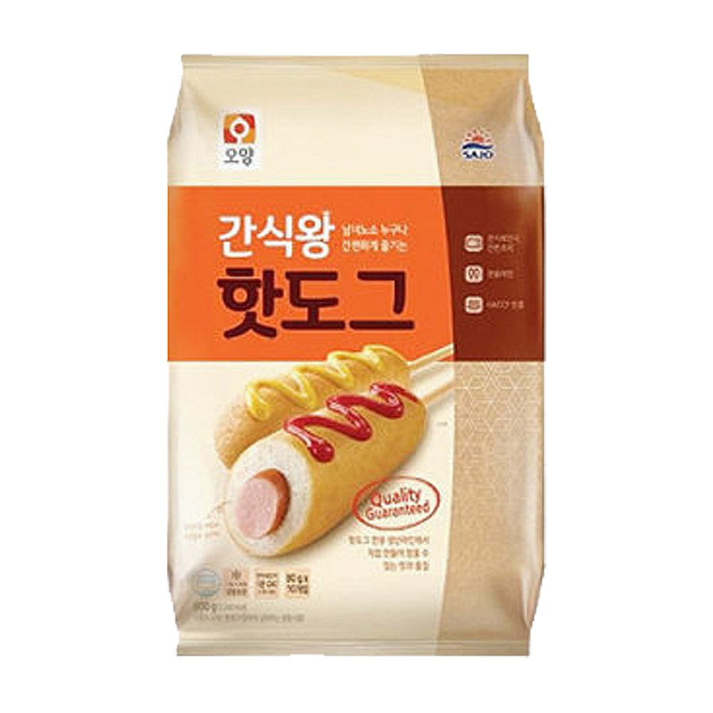 씨엔에스푸드시스템 오양 간식왕 핫도그