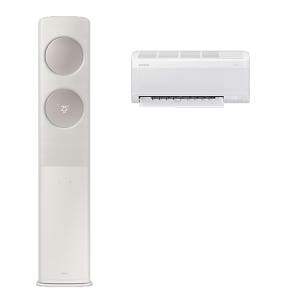 삼성 비스포크  AI 무풍 클래식 2in1 에어컨 17평형+6평형 (베이지) AF70F17D24ER4S 60개월약정