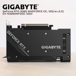 Gigabyte NVIDIA GeForce RTX 3060 WINDFORCE OC V2 브랜드 신제품 글로벌 에디션 국제 그래픽 카드 12GB GDDR6 PCIe 4.0 192비트