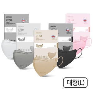 굿매너 2D 칼라방역마스크 (KF94) (대형) 5종 5매입 기념품 판촉물 맞춤제작