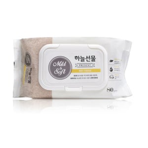 하늘선물 물티슈 80매 기념품 판촉물 맞춤제작