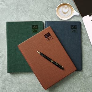 25절스프링(심플)다이어리 기념품 판촉물 맞춤제작