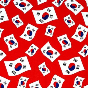 태극기응원용 손수건스카프머플러(60x60cm) 기념품 판촉물 맞춤제작