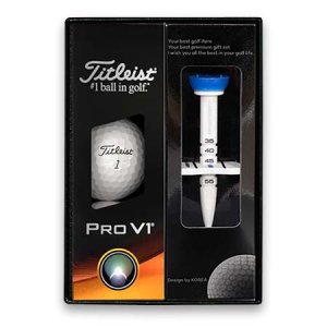 타이틀리스트Prov1골프공3알+높이조절골프티 기념품 판촉물 맞춤제작