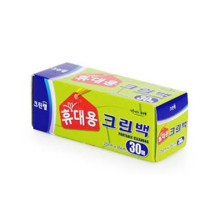 크린랩 미니크린백 (휴대용) 30매 1개 (25x35cm) 기념품 판촉물 맞춤제작