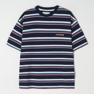 [디써티원] Multi Stripe T-Shirt (Navy) DU25UK3007NV