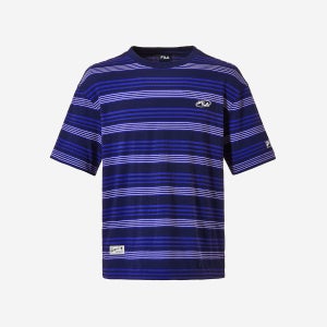 휠라 FILA 멀티 스트라이프 반팔티 FS2RSH2115X