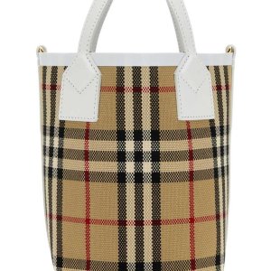 버버리 Embroidered canvas mini London 핸드백 8072348 A1464 JP1 8072348 A1464