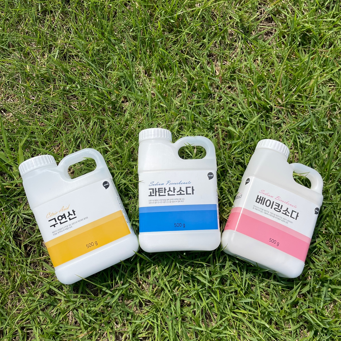퍼굿 과탄산소다 500g + 베이킹소다 500g + <b>구연산</b> 500g
