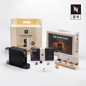 [네스프레소][47캡슐+2만원바우처]오리지널 스타터 팩 에센자미니 C30 에스프레소 캡슐커피머신 블랙